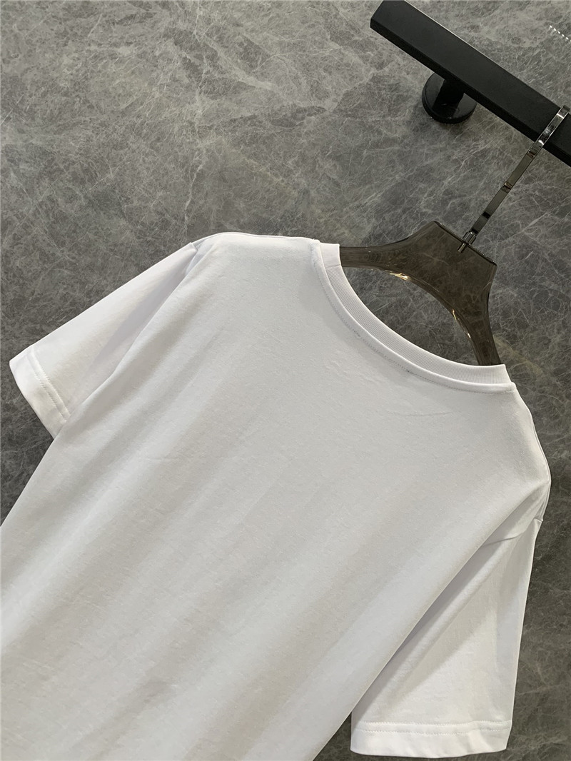 l0vis Vvtt0n lv chest logo print short sleeve t-shirt replica clothes