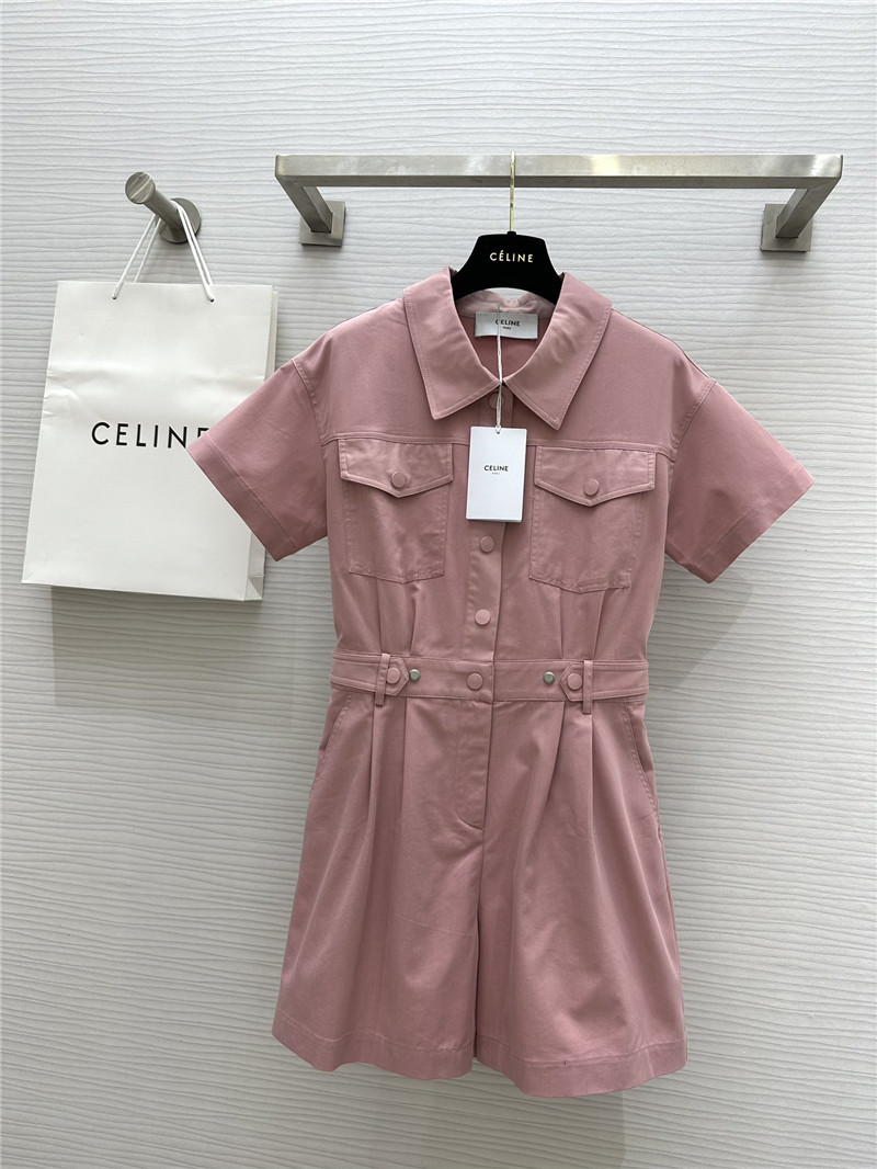 Ce1i*e short sleeve jumpsuit replica d&g clothing
