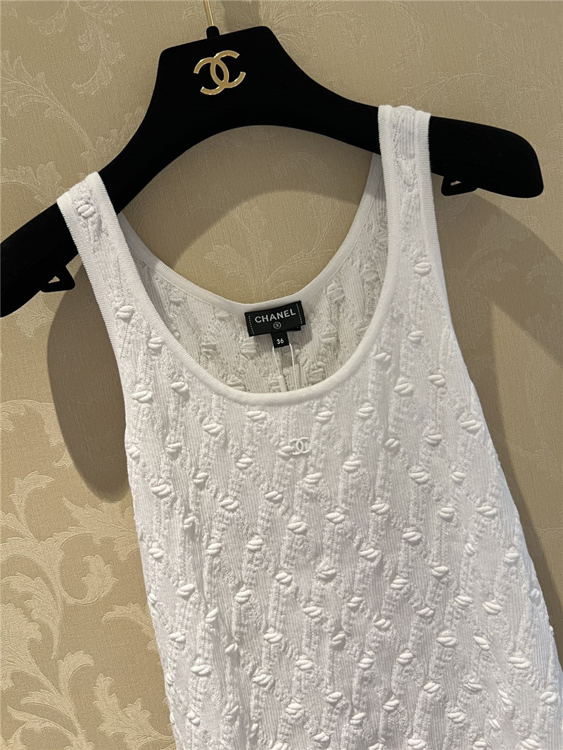 Ch**el knitted vest replica d&g clothing