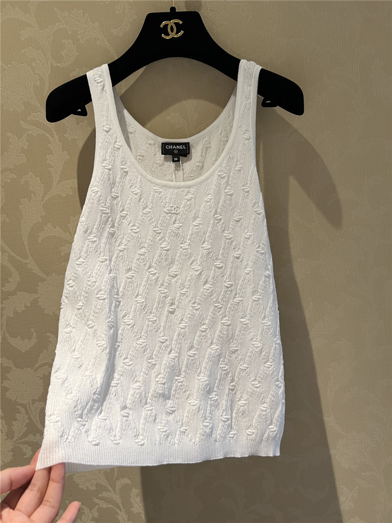 Ch**el knitted vest replica d&g clothing