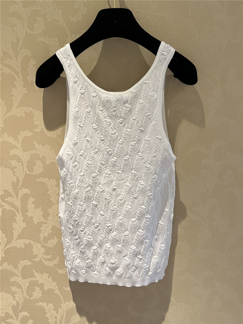 Ch**el knitted vest replica d&g clothing