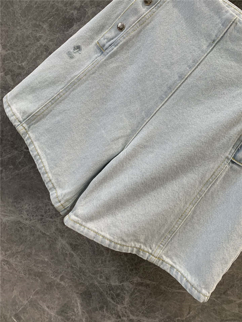 D10r double breasted denim shorts replica d&g clothing