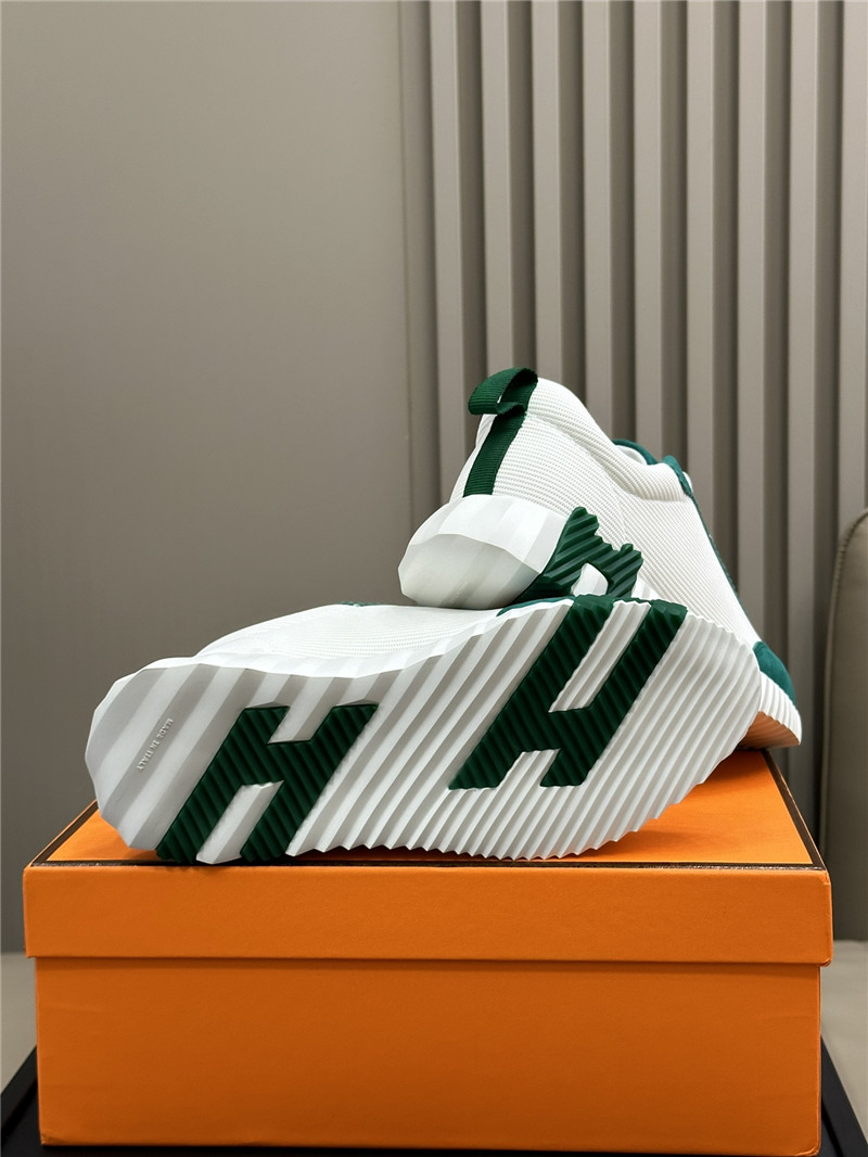 H**me5 green bouncing sneakers