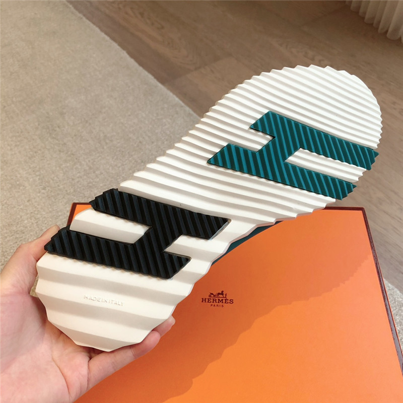 H**me5 tan leather bouncing sneakers sale