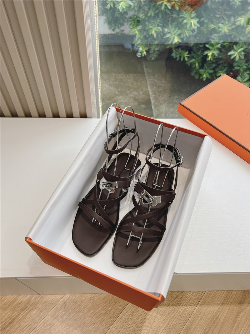 H**me5 june sandals brown