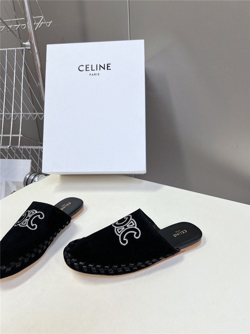 Ce1i*e marlou triomphe mule in black suede