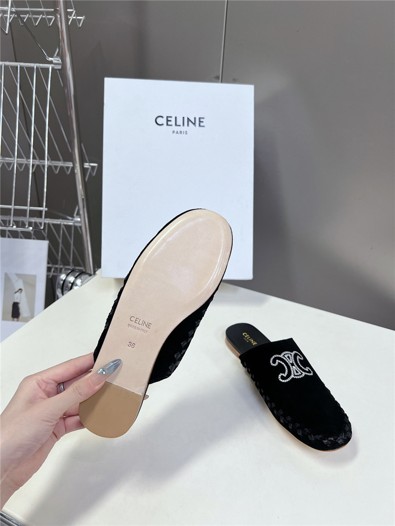 Ce1i*e marlou triomphe mule in black suede