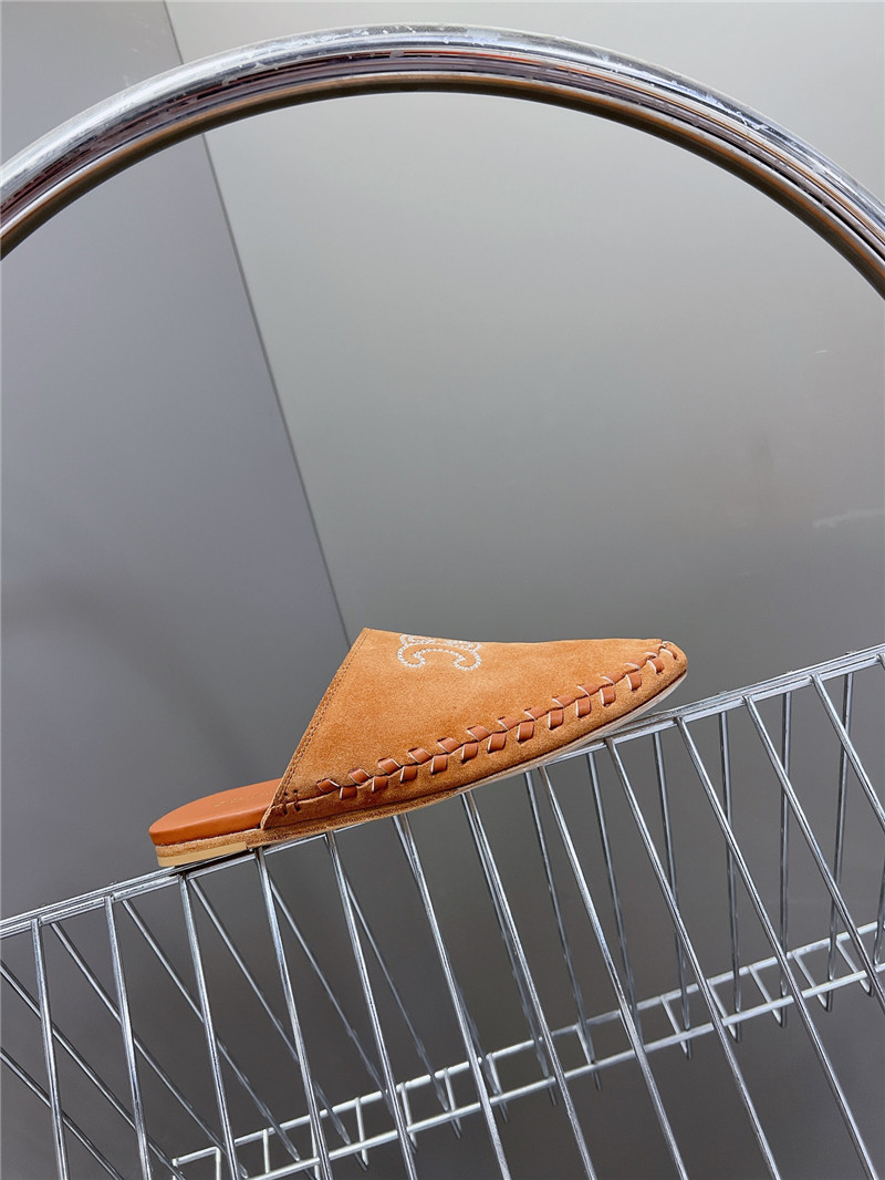 Ce1i*e marlou triomphe mule in brown suede