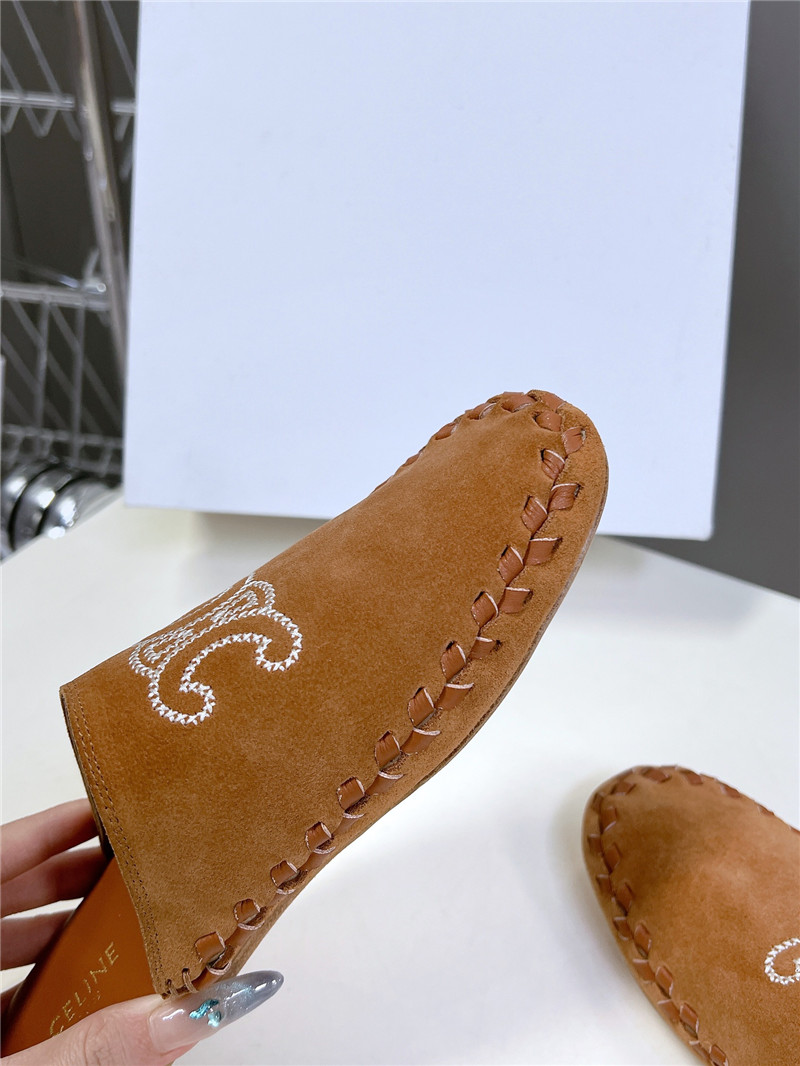 Ce1i*e marlou triomphe mule in brown suede