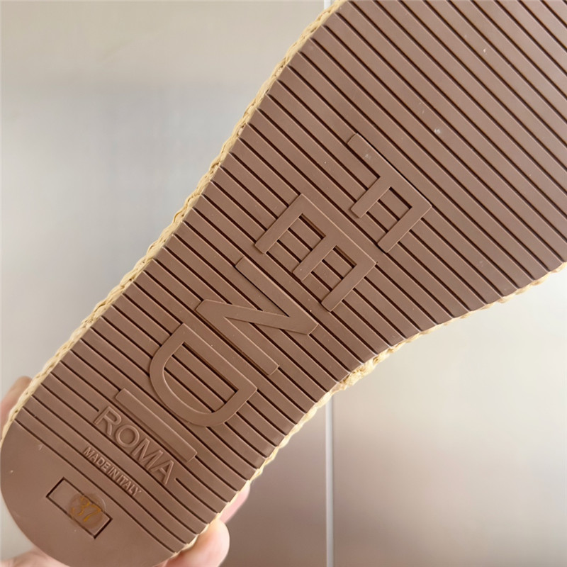 F**di sunshine platform sandals