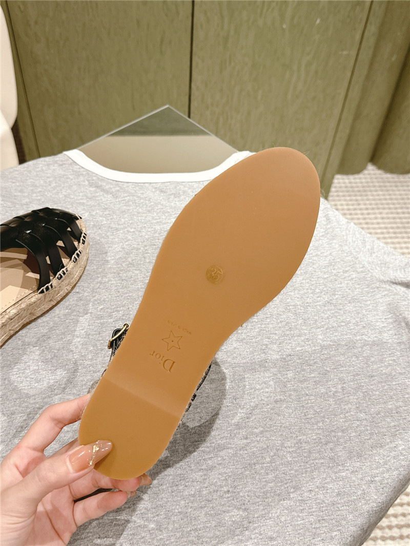 D10r cd black espadrille wedge sandals