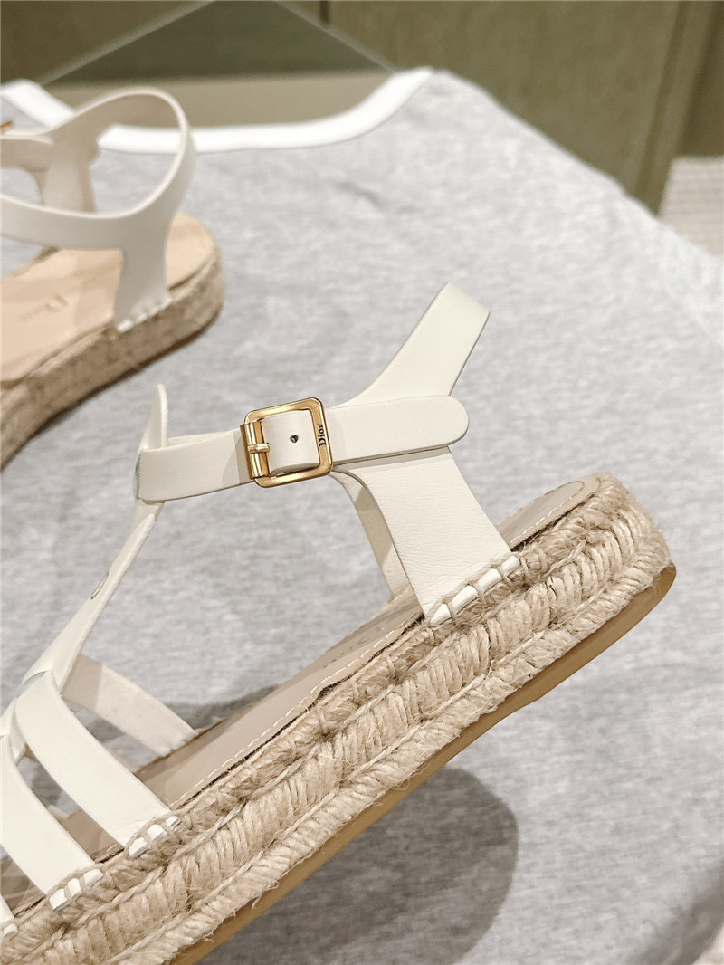 D10r cd espadrille wedge sandals