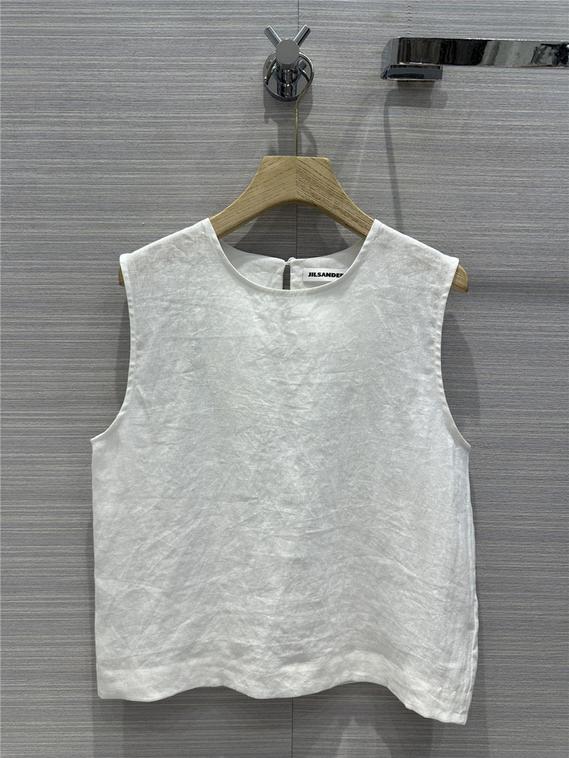 jil sander minimalist cotton and linen suit replica clothing sites