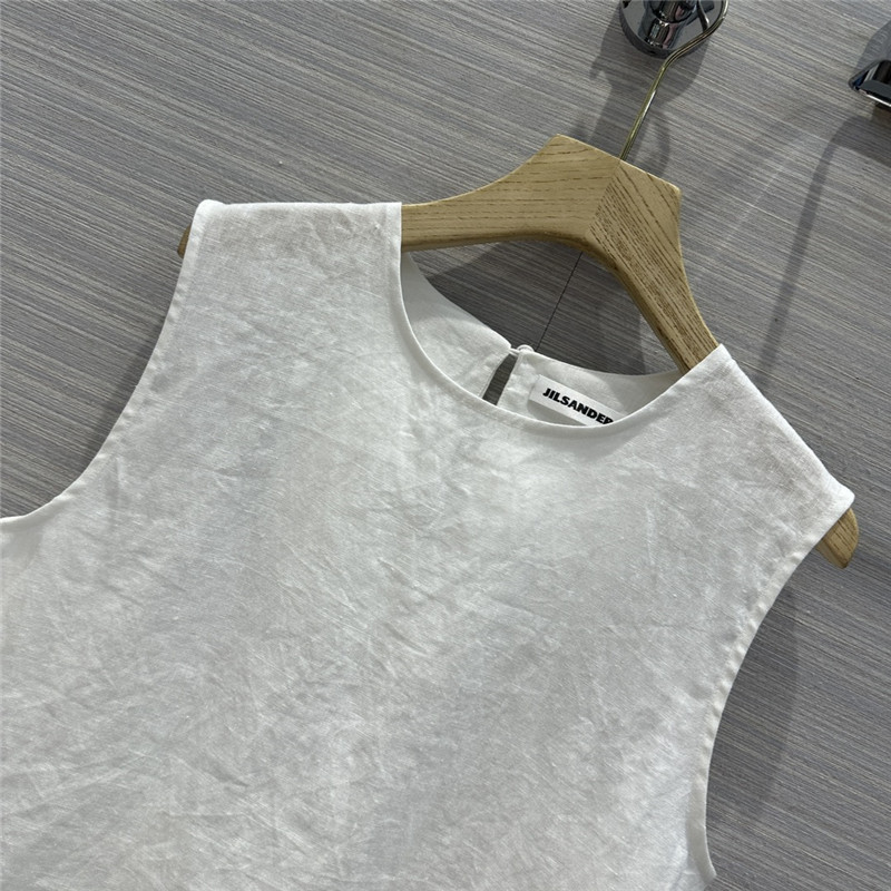 jil sander minimalist cotton and linen suit replica clothing sites