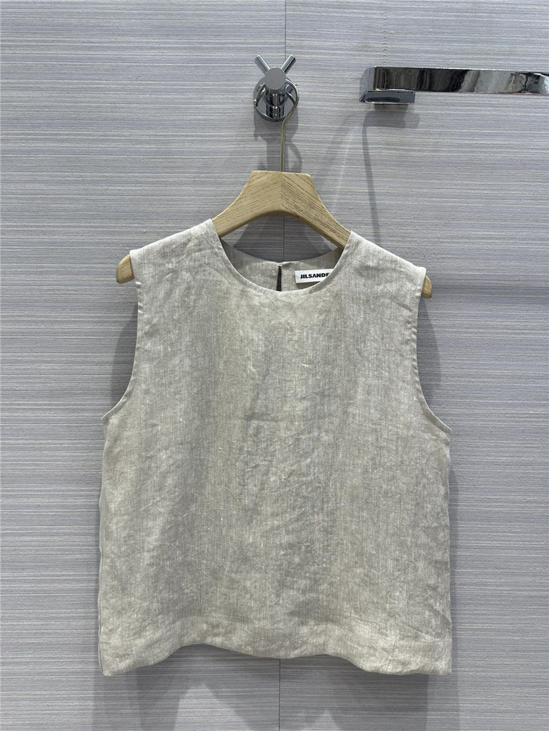 jil sander minimalist cotton and linen suit replica clothing sites