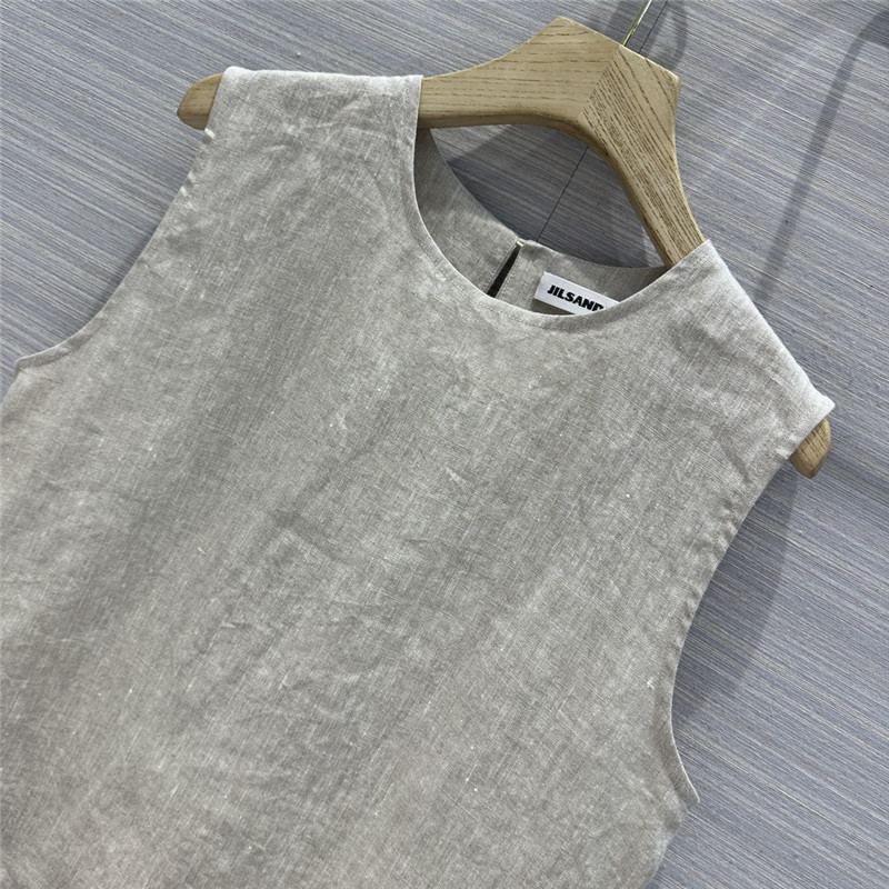 jil sander minimalist cotton and linen suit replica clothing sites