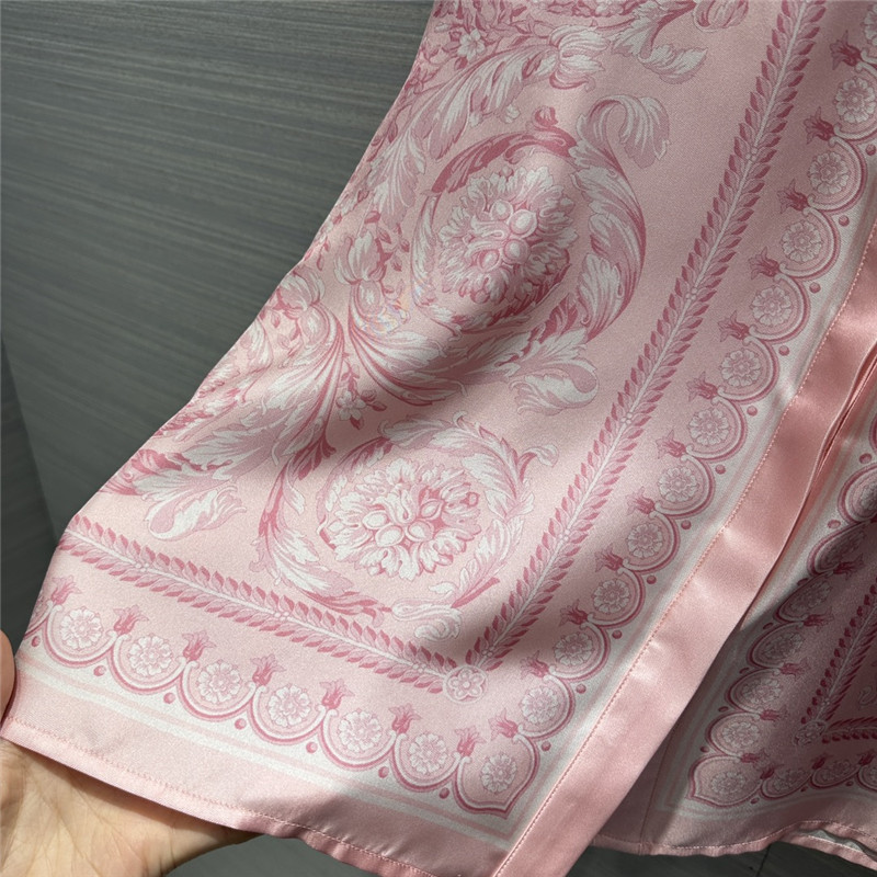 Versace positioning printed silk shirt replica clothing sites