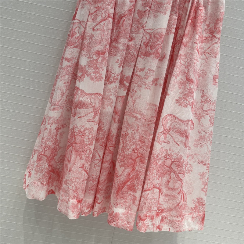 D10r jouy animal print long skirt replicas clothes