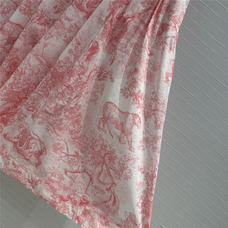 D10r jouy animal print long skirt replicas clothes