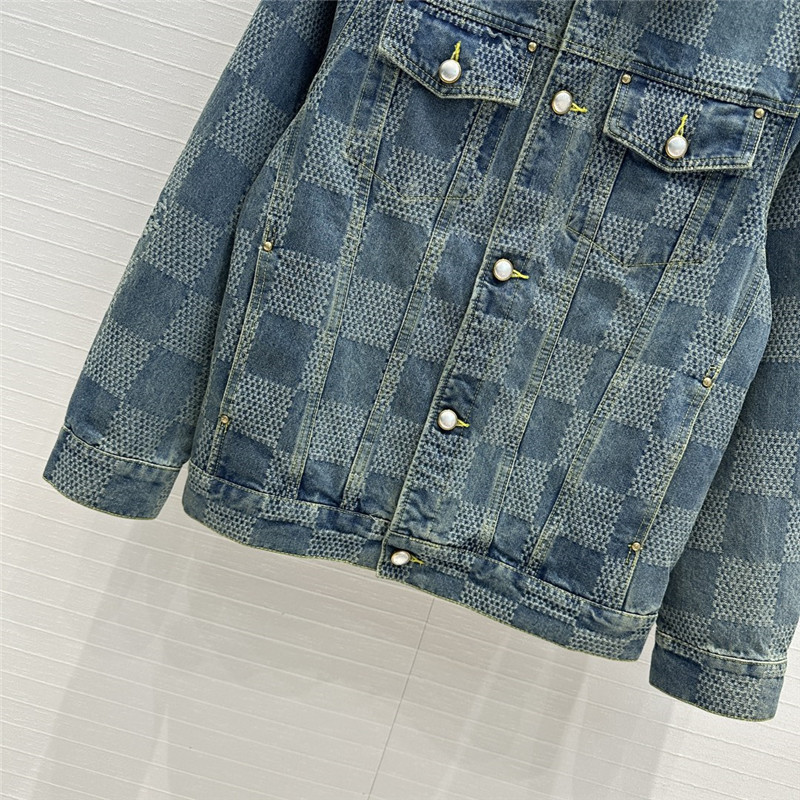 louis vuitton LV jacket denim coat replica clothing sites