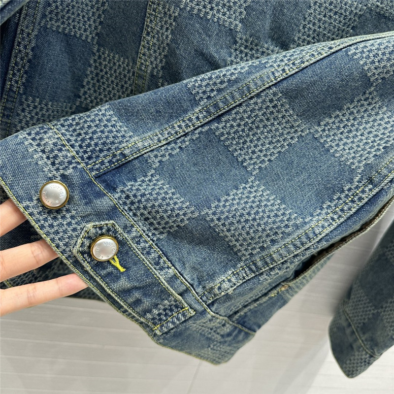 louis vuitton LV jacket denim coat replica clothing sites