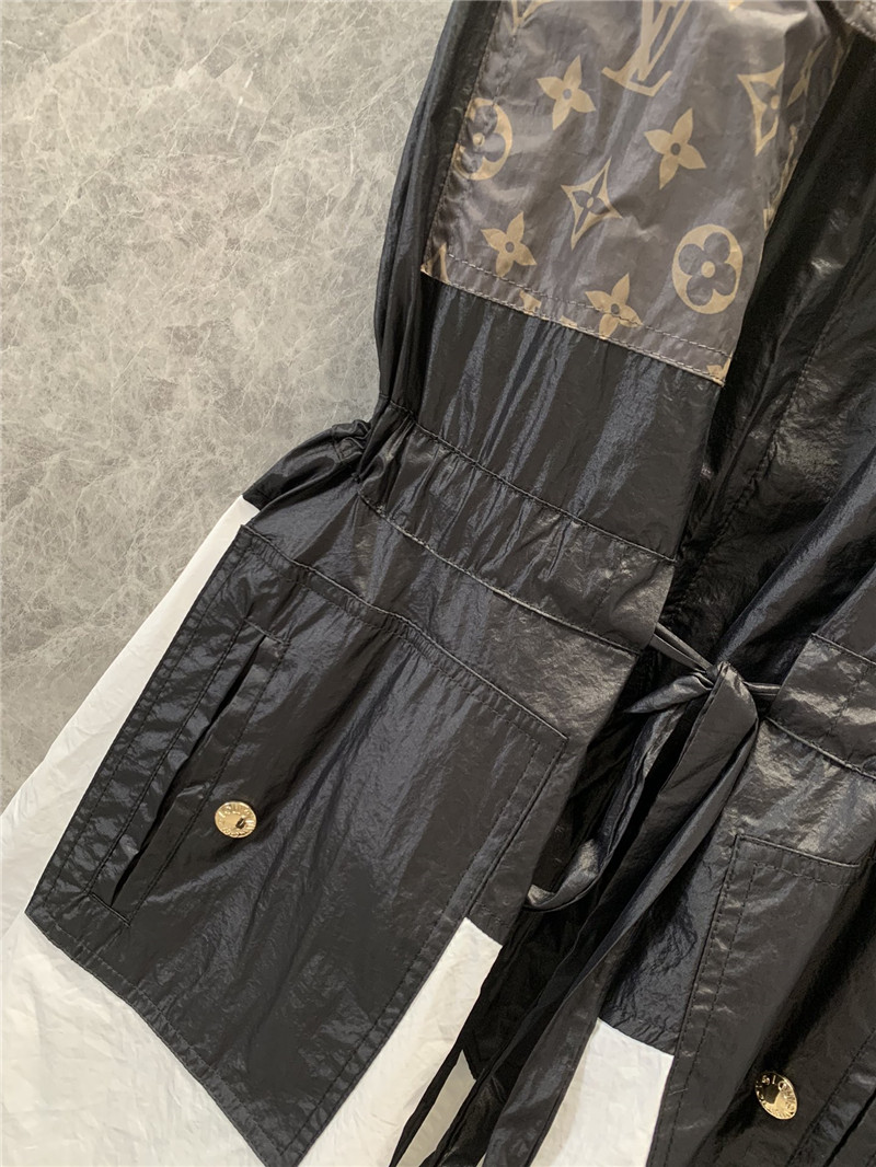 l0vis Vvtt0n lv pocket colorblock sleeveless dress replica clothes