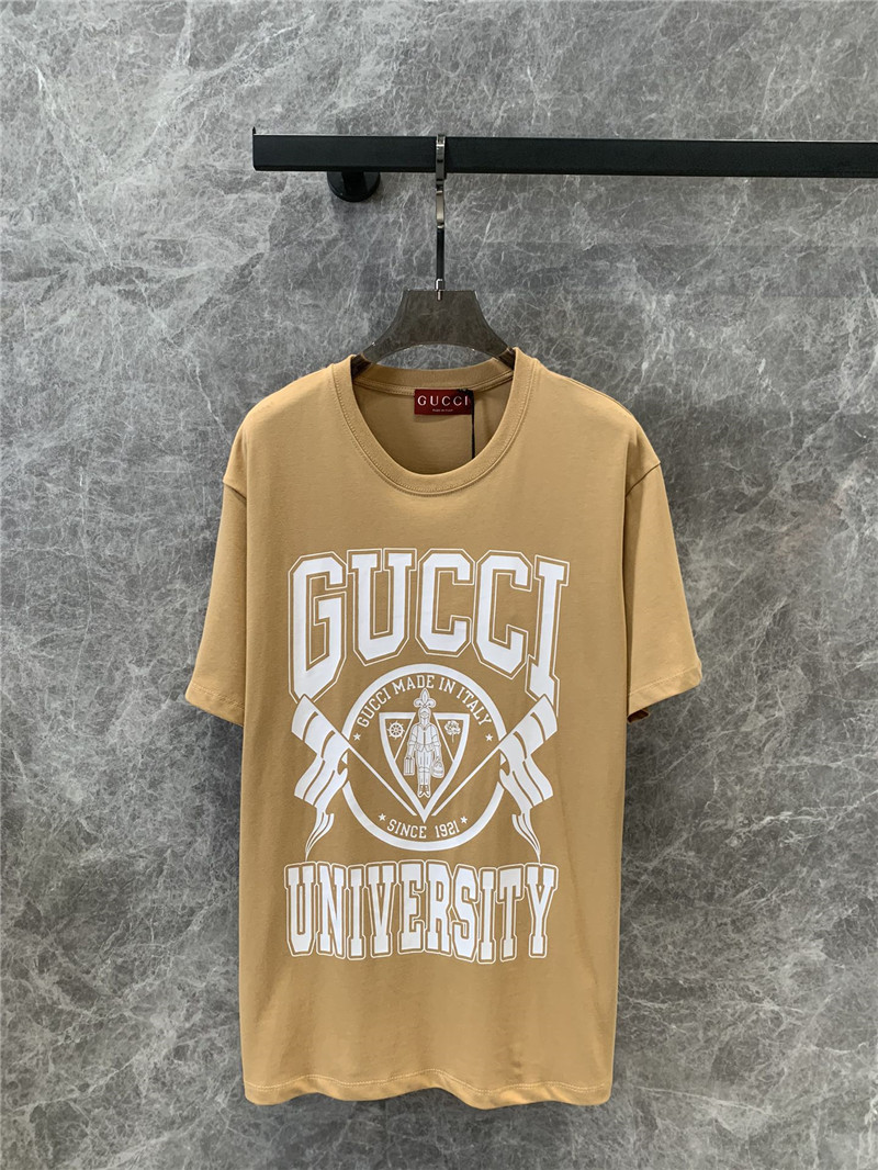 Gucci printed round neck short sleeve t-shirt replica d&g clothing