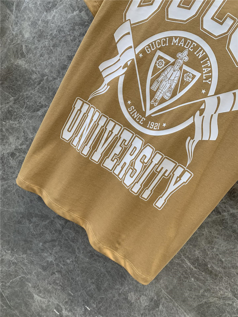 Gucci printed round neck short sleeve t-shirt replica d&g clothing