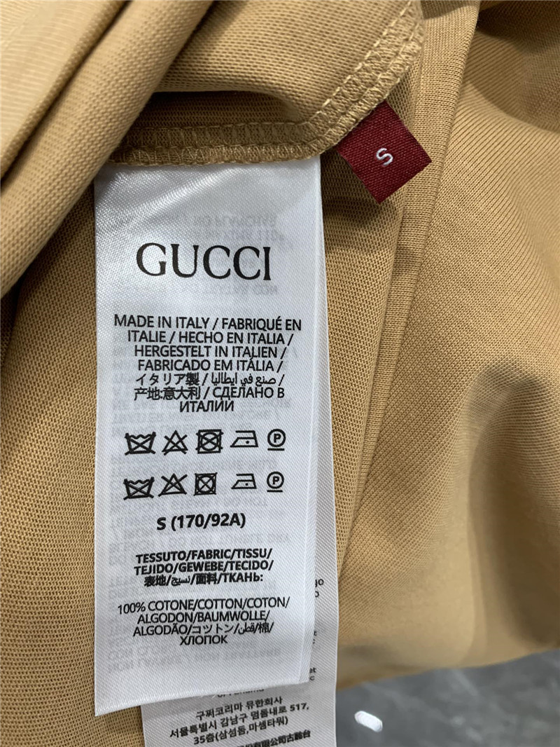 Gucci printed round neck short sleeve t-shirt replica d&g clothing