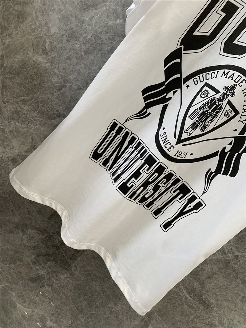 Gucci printed round neck short sleeve t-shirt replica d&g clothing