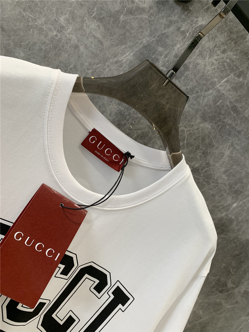 Gucci printed round neck short sleeve t-shirt replica d&g clothing