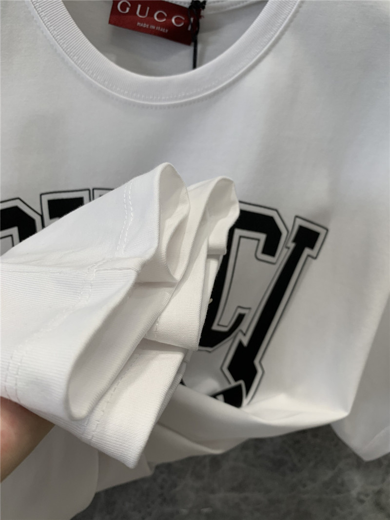 Gucci printed round neck short sleeve t-shirt replica d&g clothing