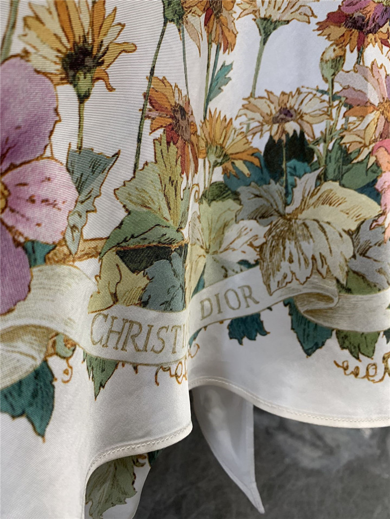 D10r silk printed halter neck vest replica clothes