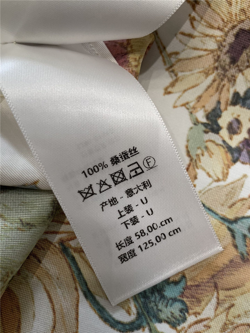 D10r silk printed halter neck vest replica clothes