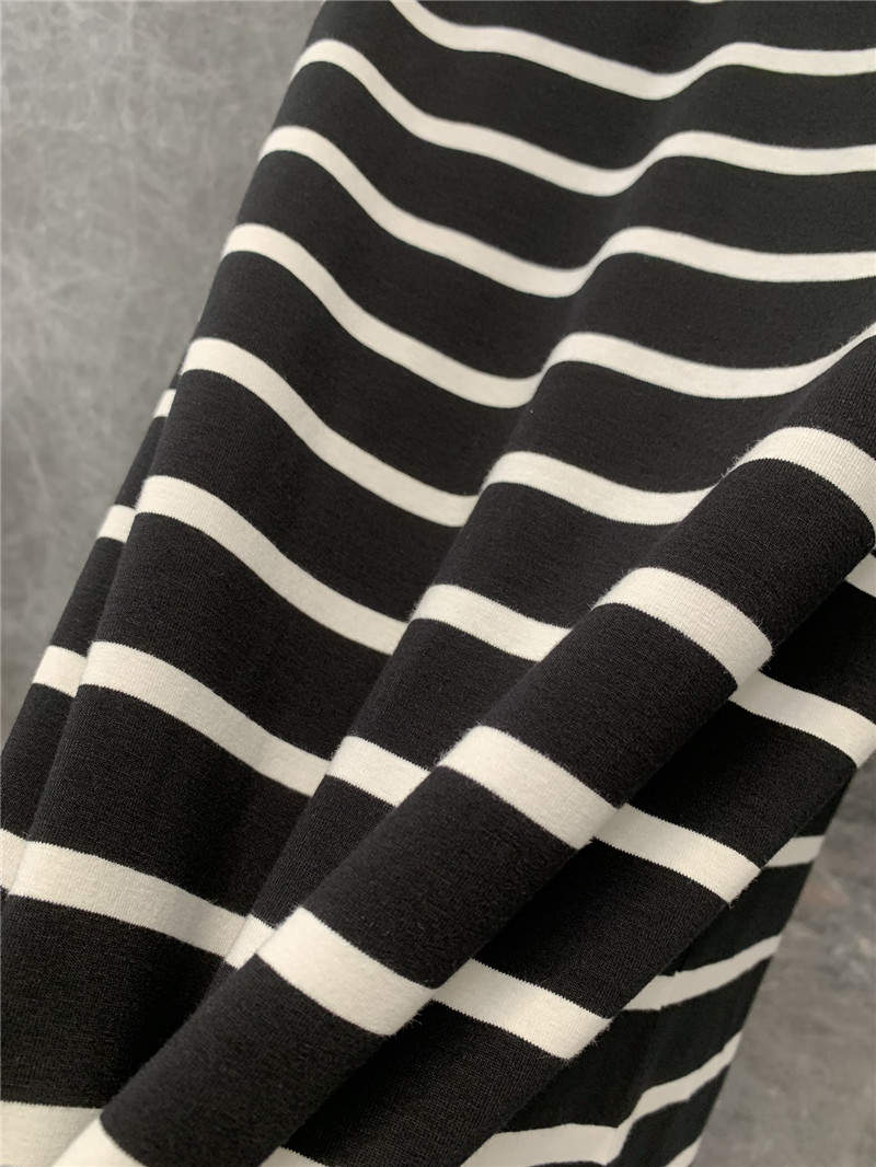 Y51 black and white striped long-sleeved t-shirt replicas clothes