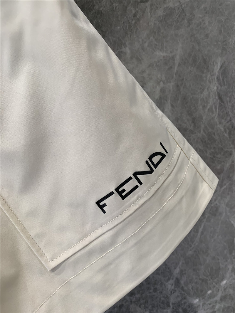 F**di cream shorts replica d&g clothing