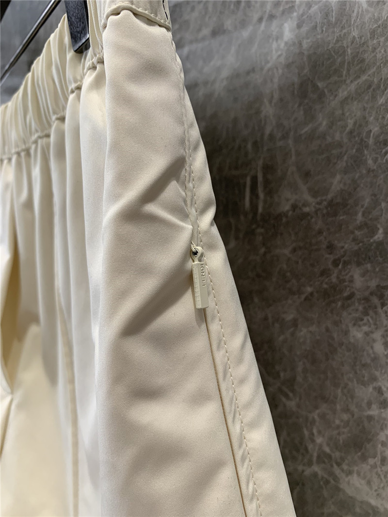 F**di cream shorts replica d&g clothing