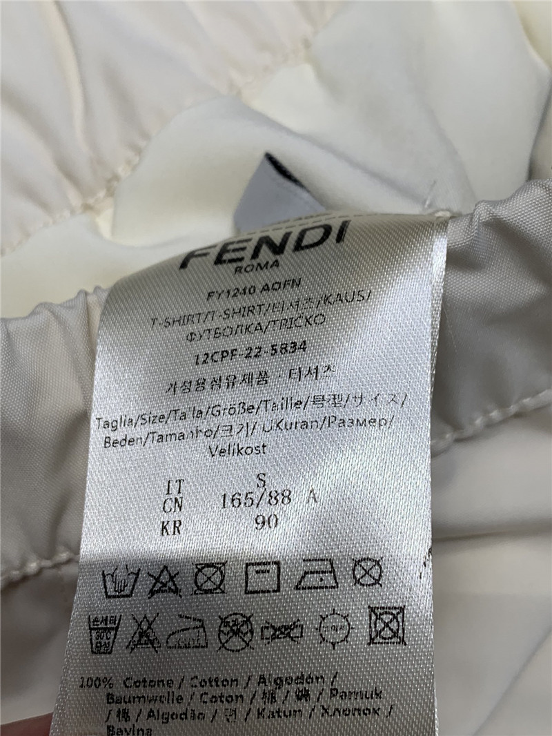 F**di cream shorts replica d&g clothing