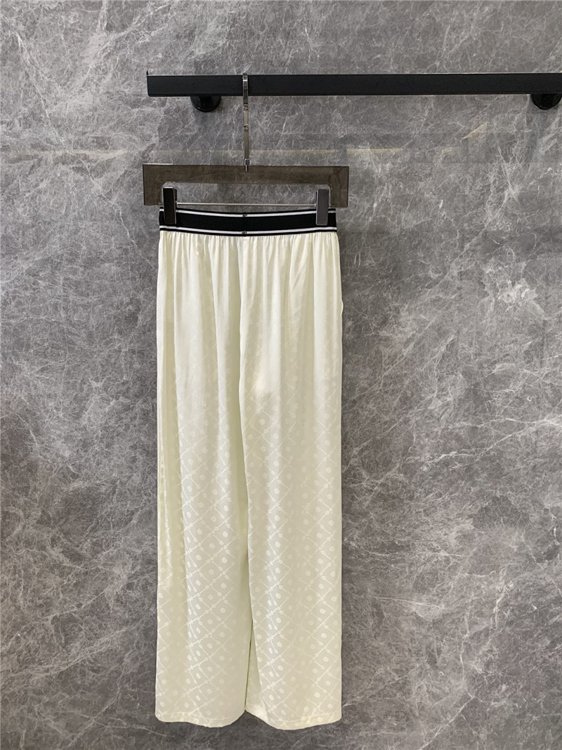 Ch**el elastic waist casual trousers replica d&g clothing