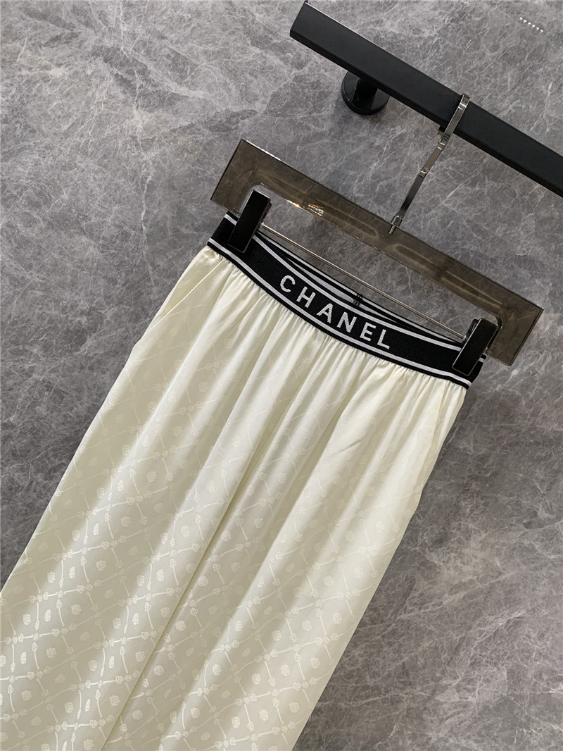 Ch**el elastic waist casual trousers replica d&g clothing