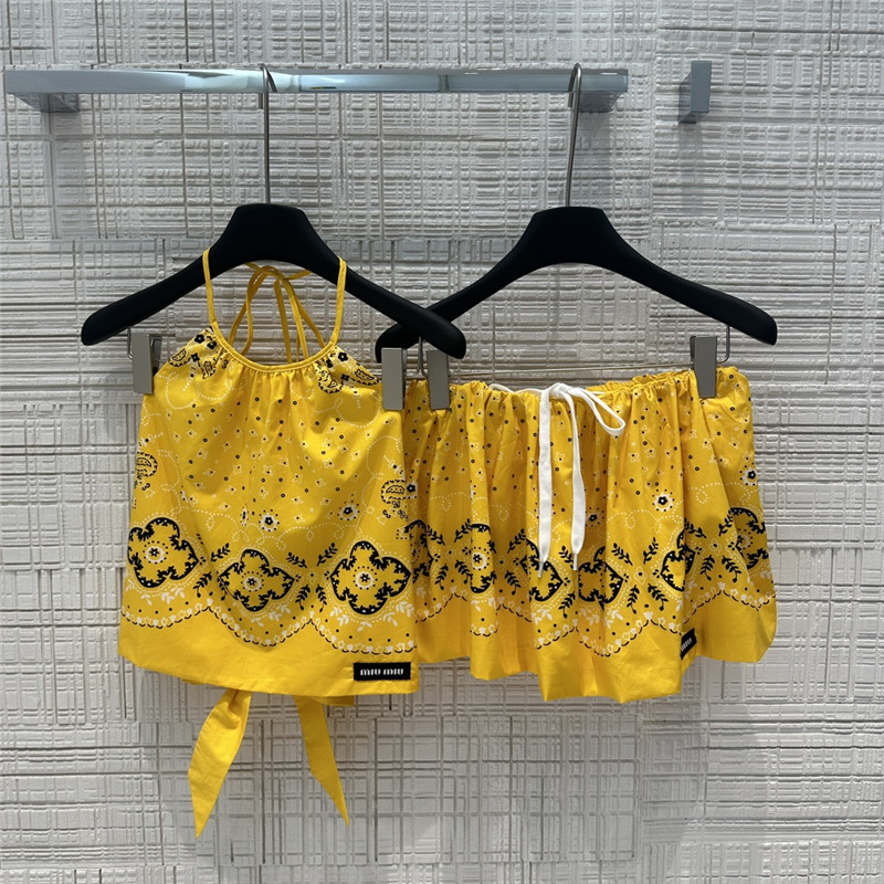 miumiu backless camisole + miniskirt set replica clothing sites