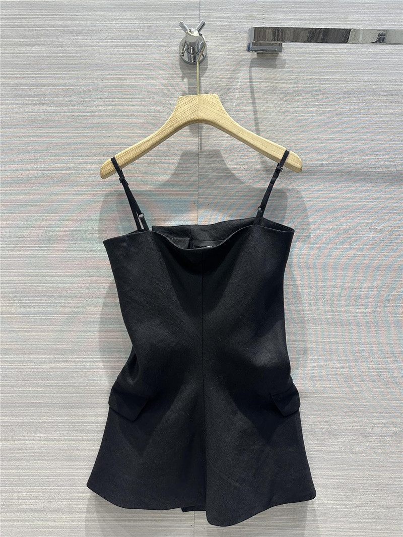 acne studios irregular hem design tube top camisole replica clothes