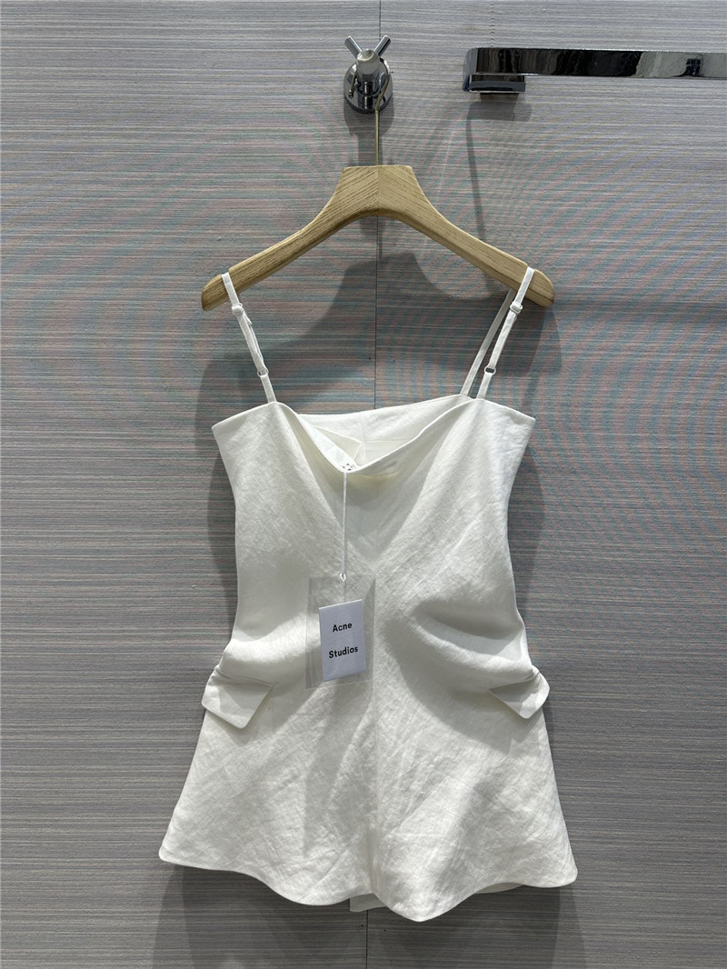 acne studios irregular hem design tube top camisole replica clothes