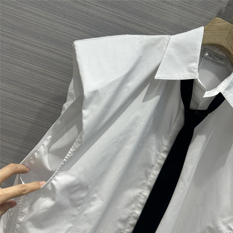 Va1e*ntin0 tie wide shoulder oversized shirt replica d&g clothing