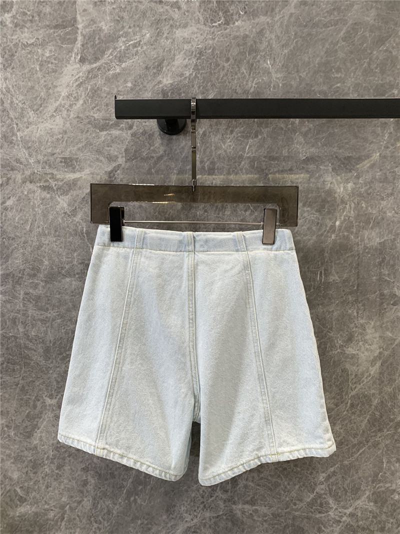 D10r double breasted denim shorts replicas clothes