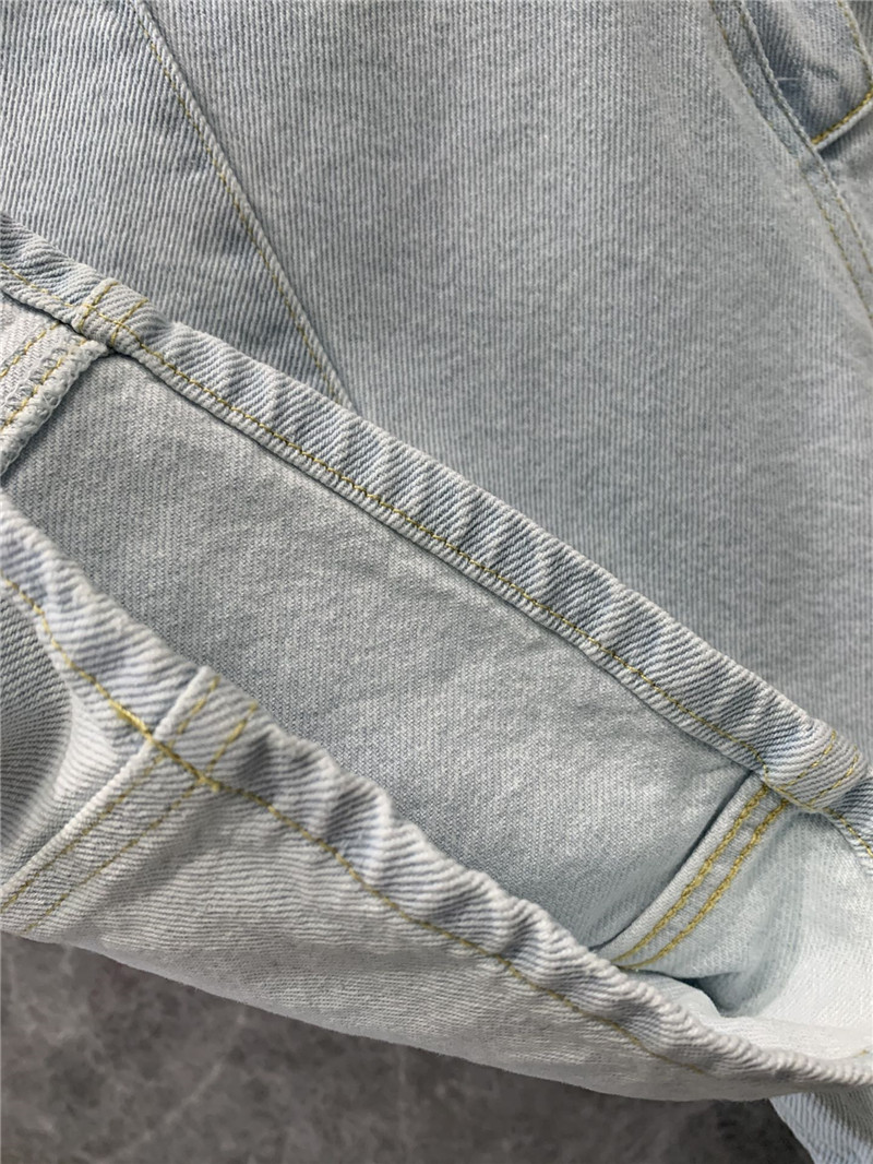 D10r double breasted denim shorts replicas clothes