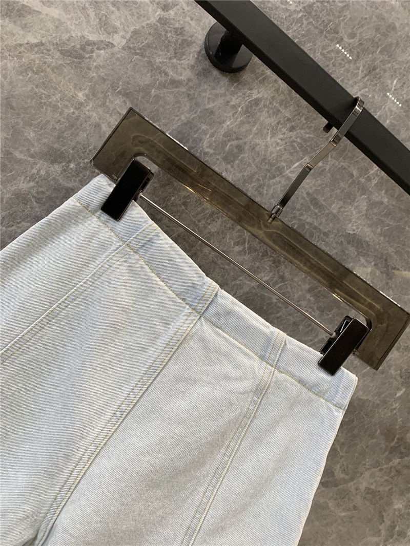 D10r double breasted denim shorts replicas clothes