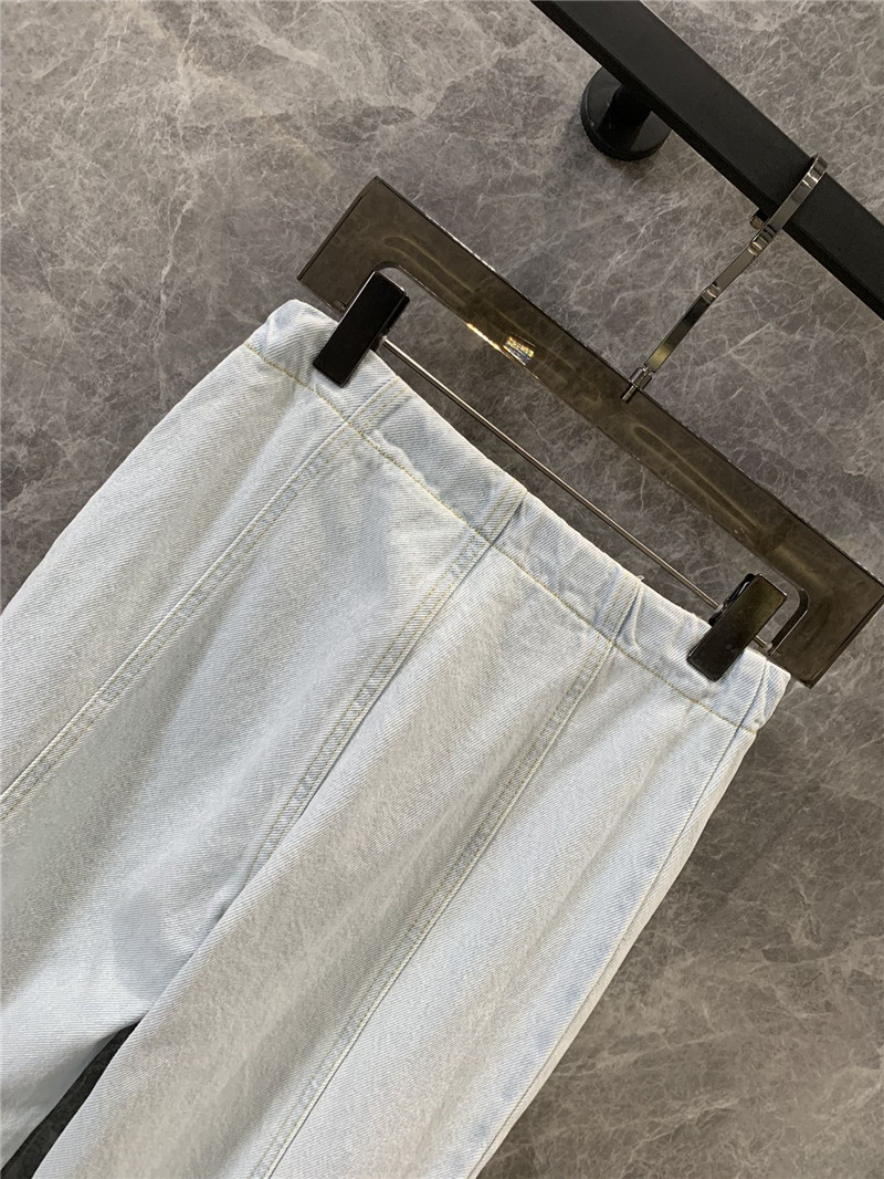 D10r three breasted denim trousers replica clothes