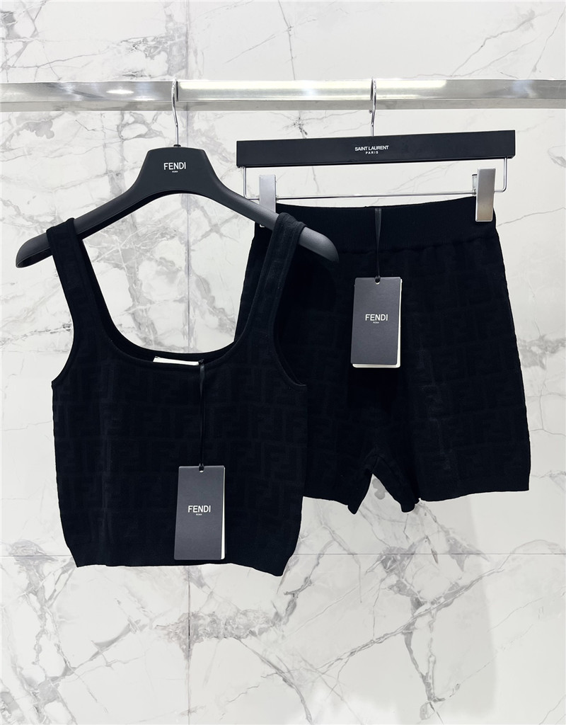 F**di elastic waist leggings replica d&g clothing