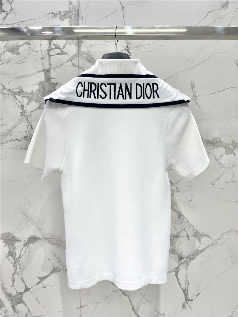 D10r navy collar half zip short sleeve replica designer clothes